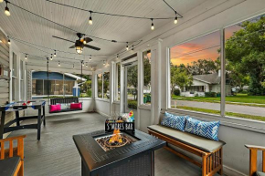Walk to Downtown Eustis~Cozy Porch~Fire Pit~BBQ~Bungalow